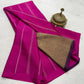 Pure Mysore Silk Half Inch Checked Saree