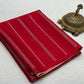 Pure Mysore Silk Half Inch Checked Saree