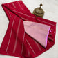 Pure Mysore Silk Half Inch Checked Saree