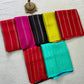 Pure Mysore Silk Half Inch Checked Saree