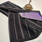 Pure Mysore Silk Half Inch Checked Saree
