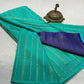 Pure Mysore Silk Half Inch Checked Saree