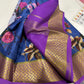 Authentic Pure Mysore Silk Digital Printed Saree
