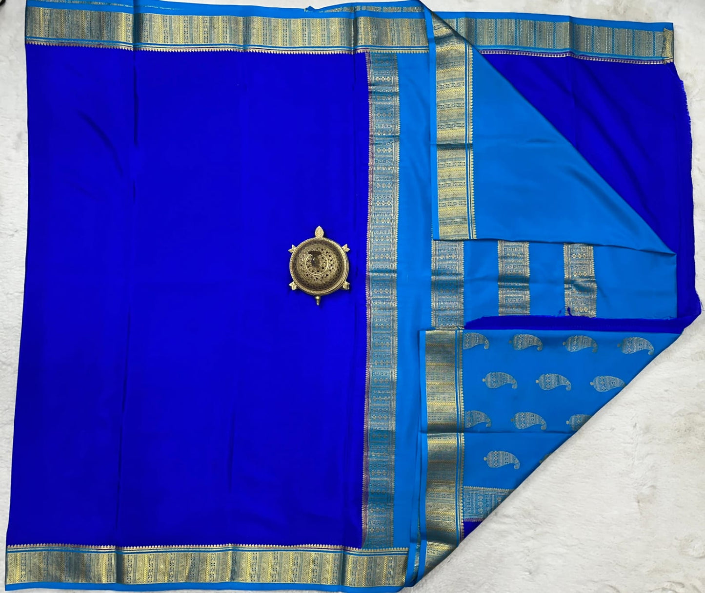 Pure Mysore Silk Traditional Wedding Saree