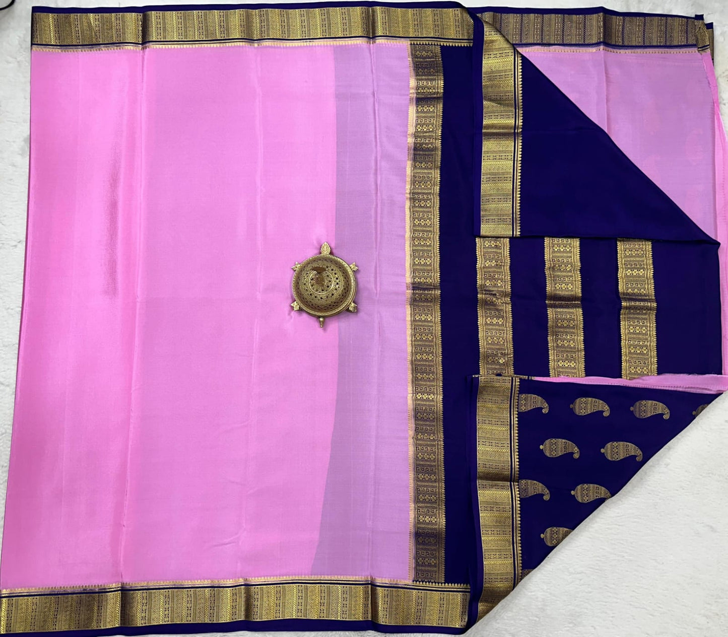 Pure Mysore Silk Traditional Wedding Saree