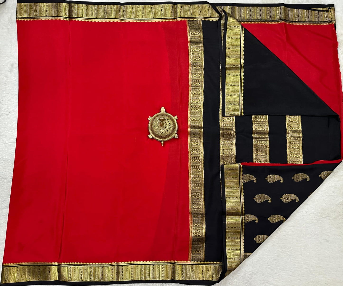 Pure Mysore Silk Traditional Wedding Saree