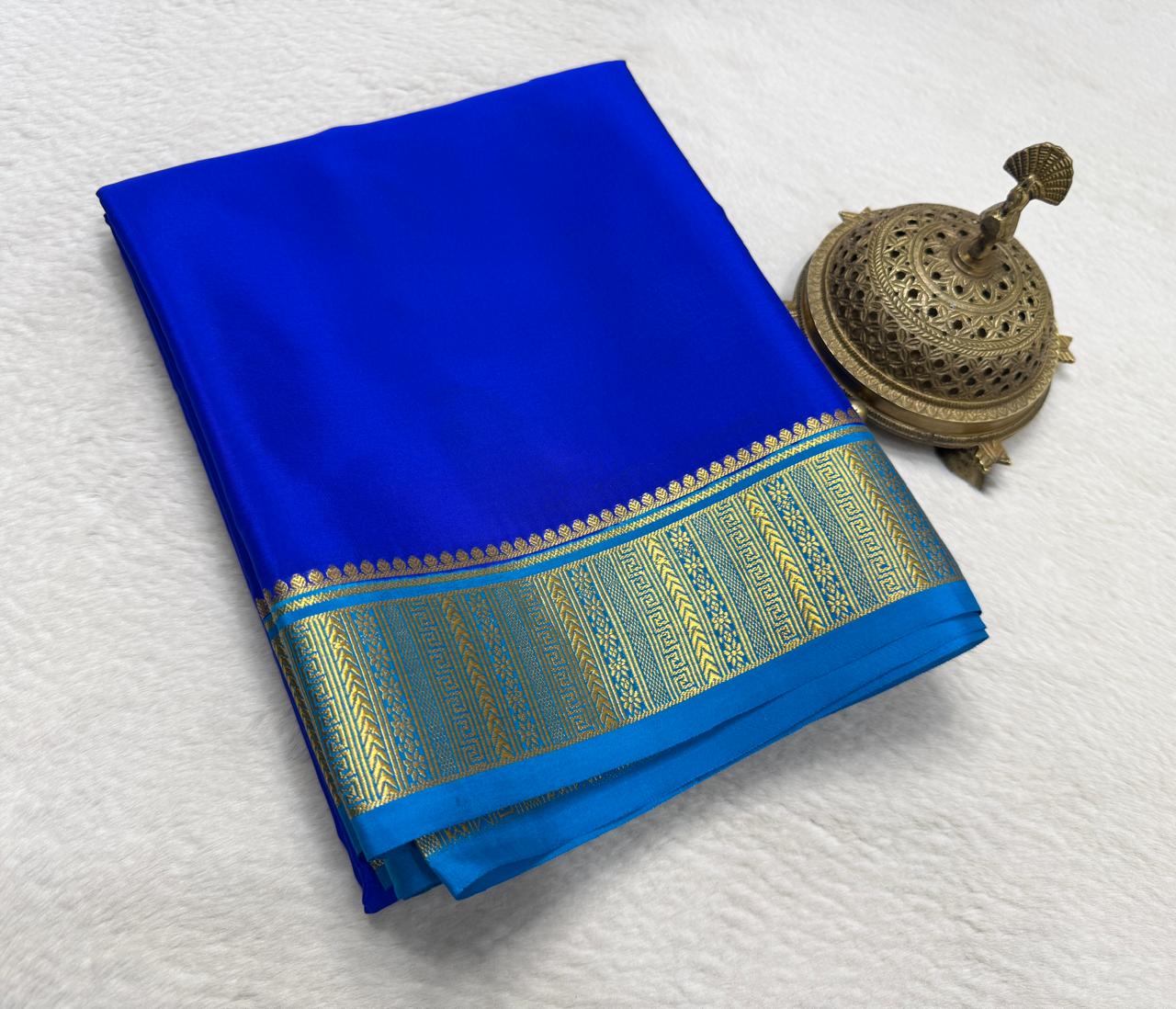 Pure Mysore Silk Traditional Wedding Saree
