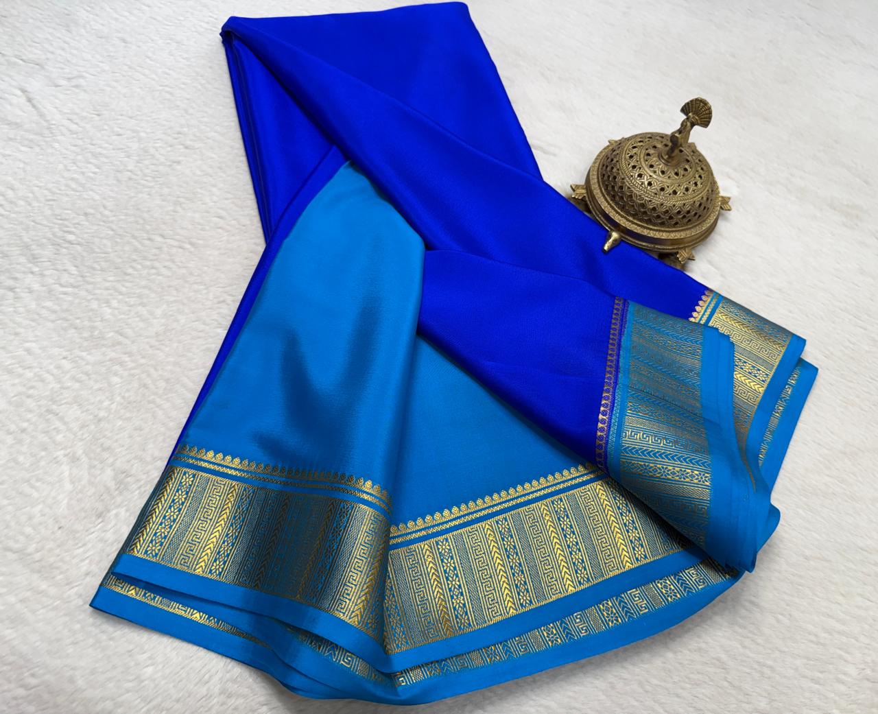 Pure Mysore Silk Traditional Wedding Saree