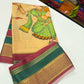 Pure Mysore Silk Doll Printed Saree