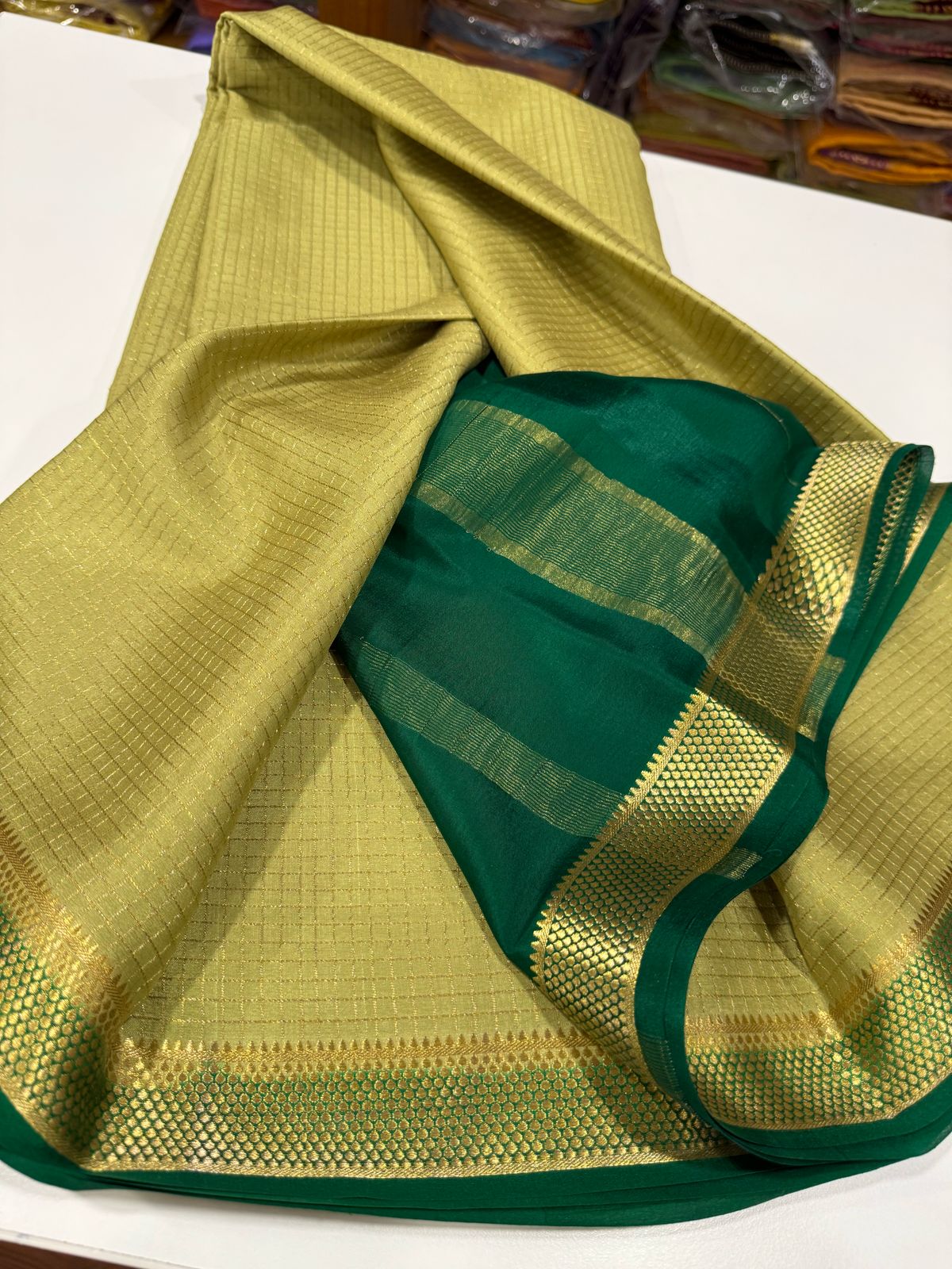 Pure Mysore Silk Saree