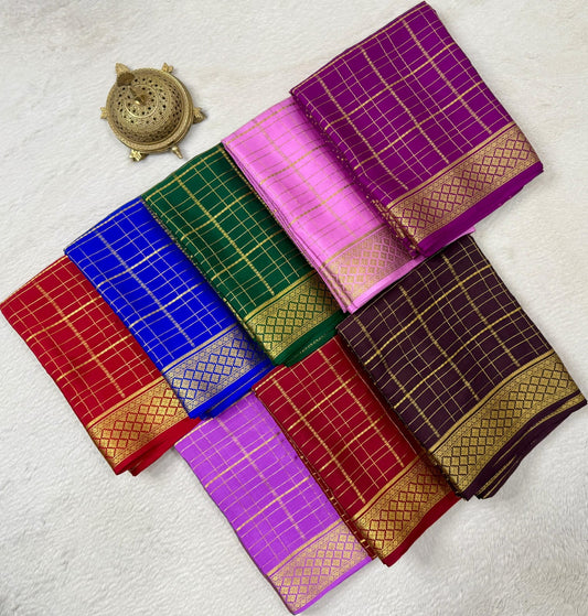 Pure Mysore Silk Saree
