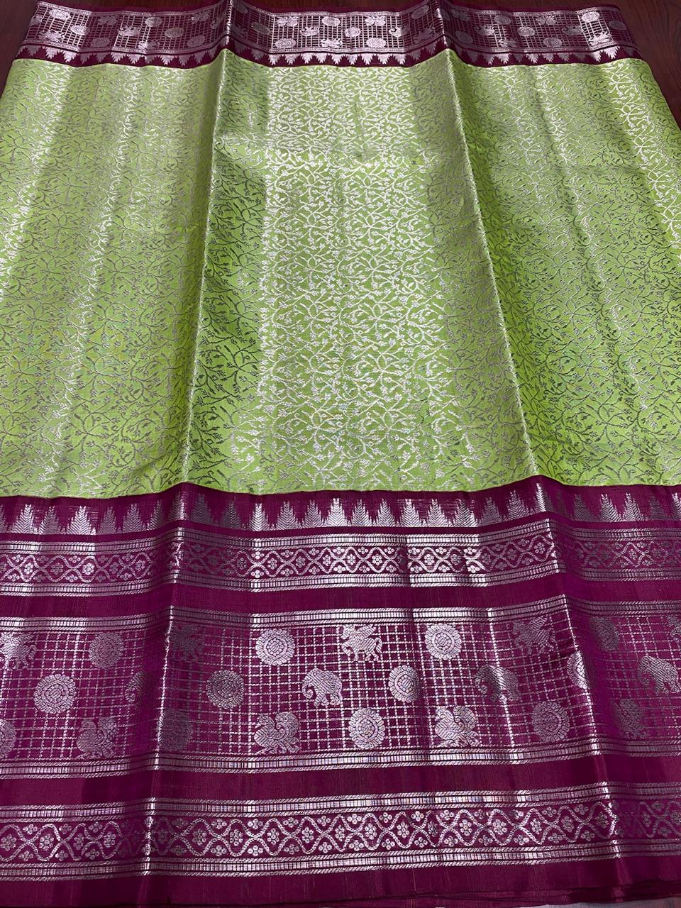 Pure venkatagiri handloom pattu saree