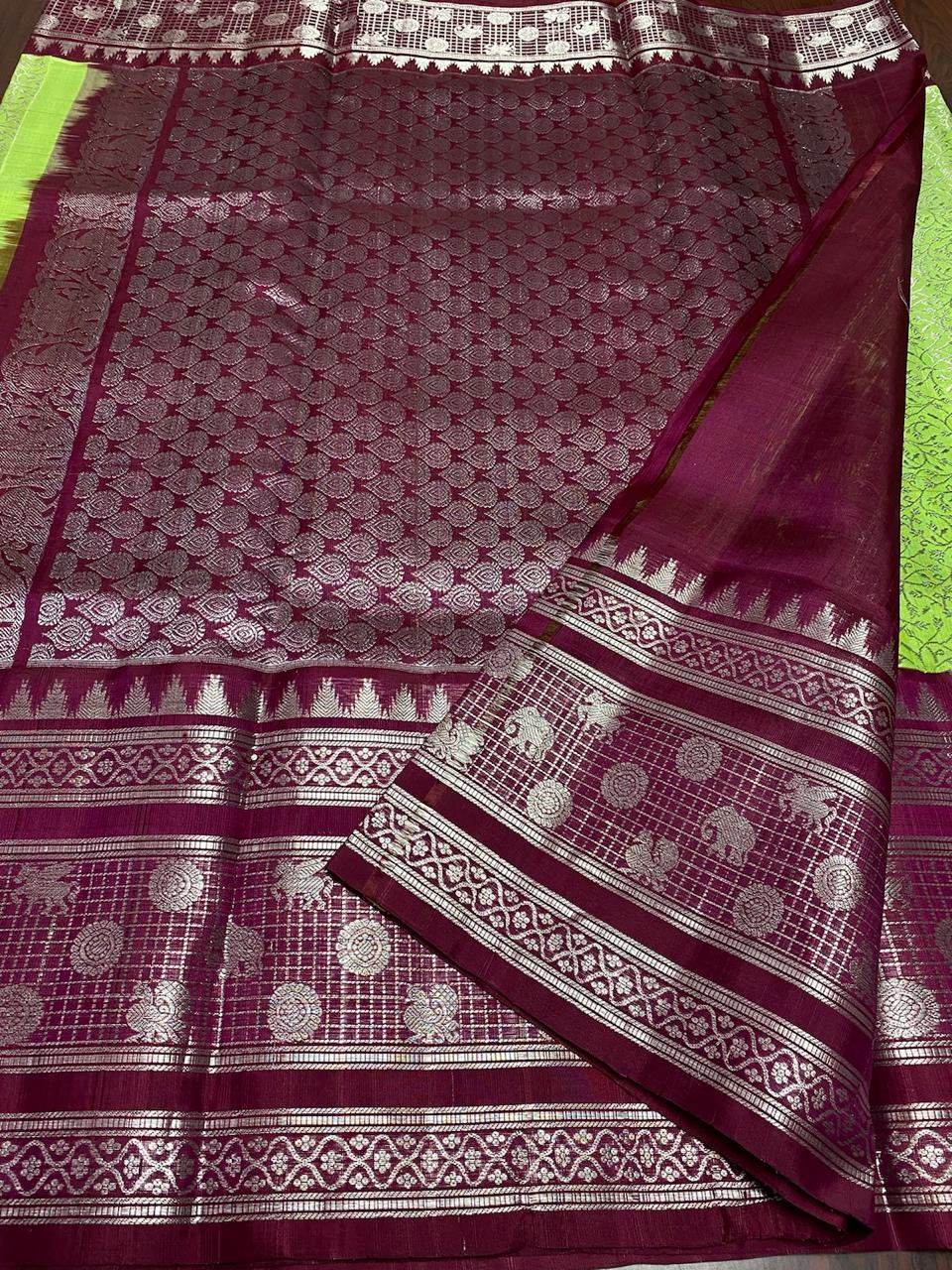 Pure venkatagiri handloom pattu saree