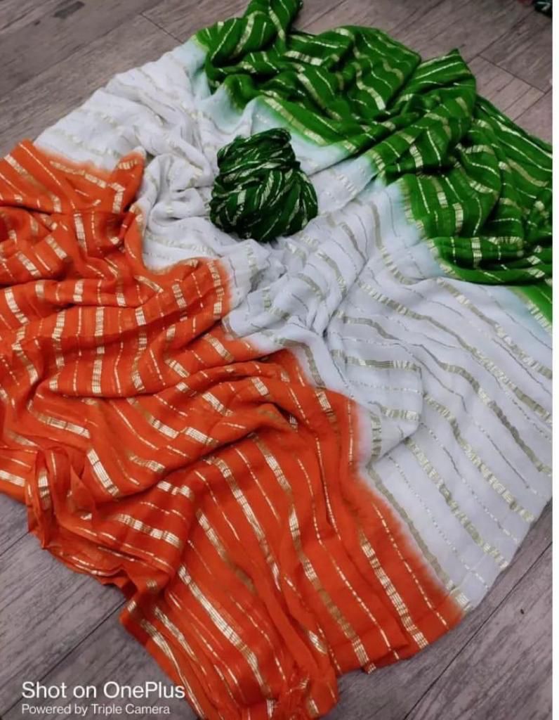 Fashioning Tri-Colour allure for Republic Day saree inspiration