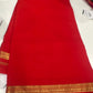 Pure zari mysore silk gold and silver zari saree