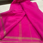 Pure zari mysore silk gold and silver zari saree
