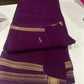 Pure zari mysore silk gold and silver zari saree