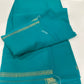 Pure zari mysore silk gold and silver zari saree