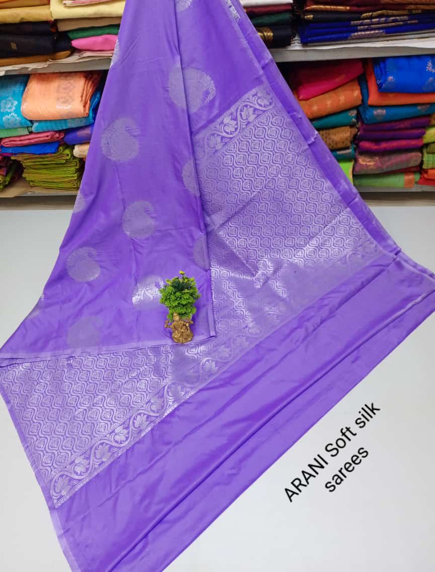 Arani Style Semi Soft Silk Saree