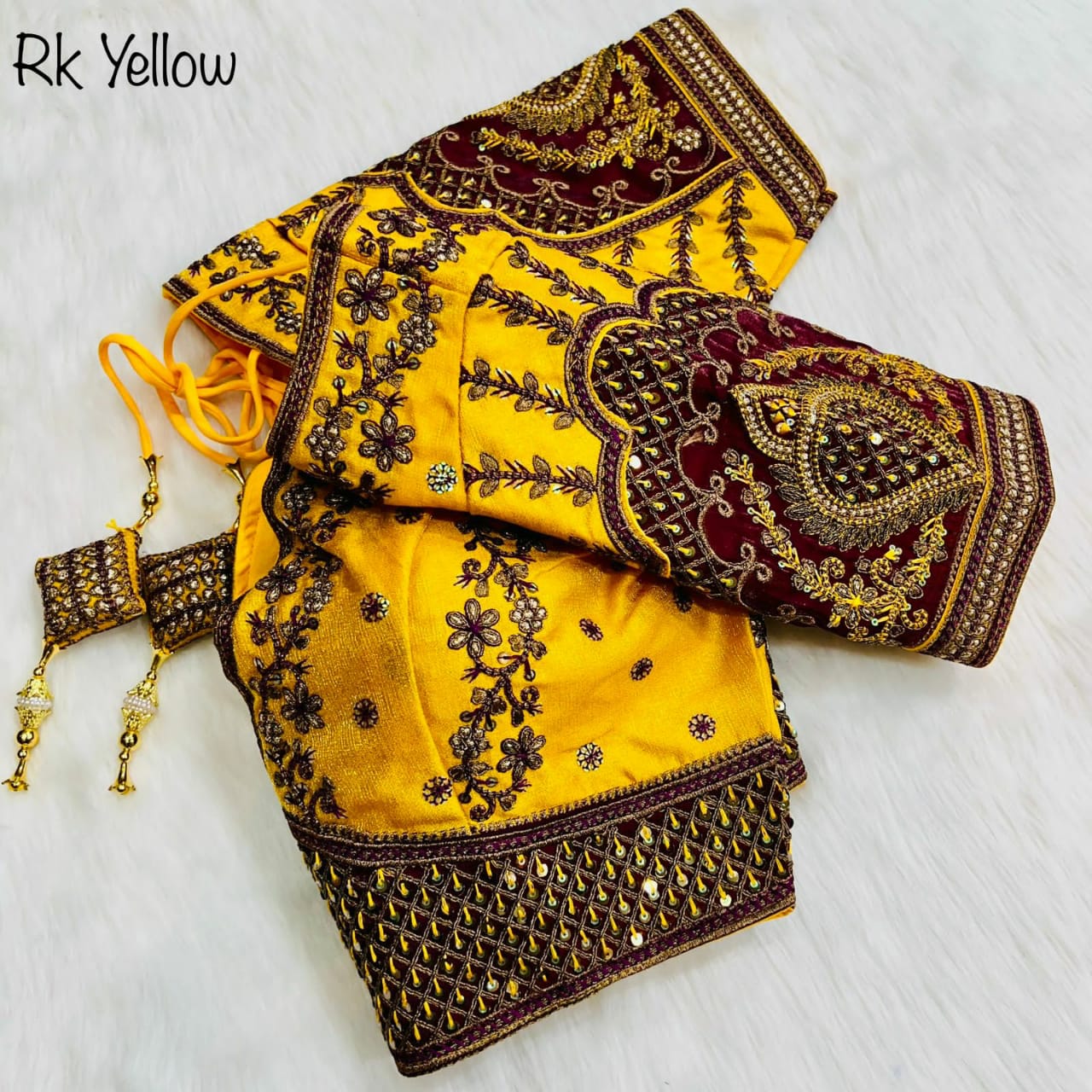 Rajwadi Milan Silk Wedding Blouse