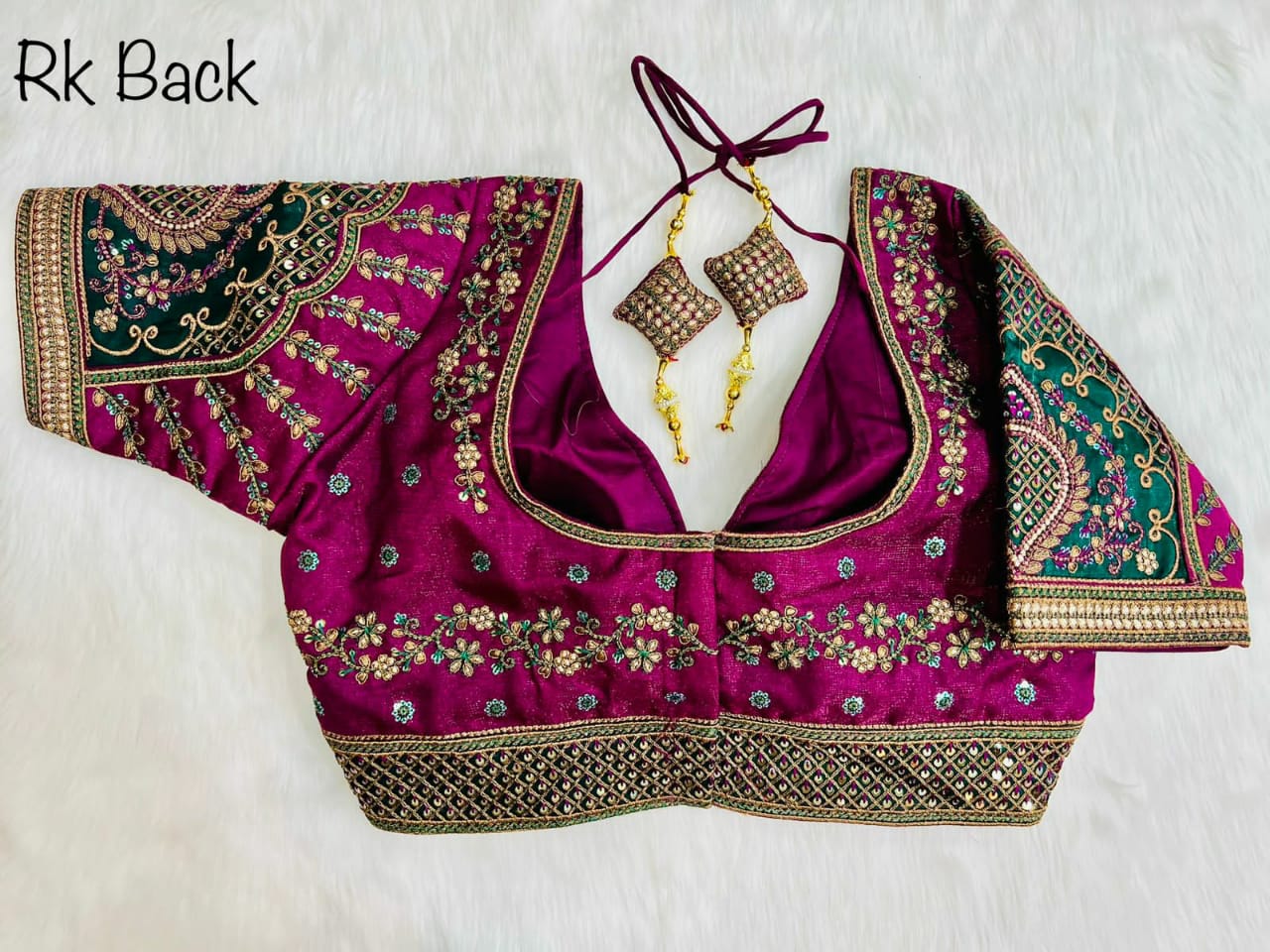 Rajwadi Milan Silk Wedding Blouse