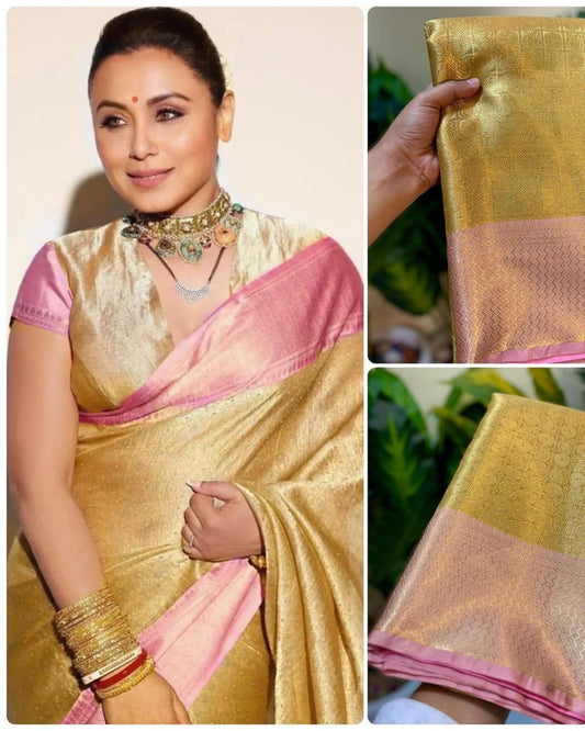 Rani Mukherjee Soft Tissue Silk Saree