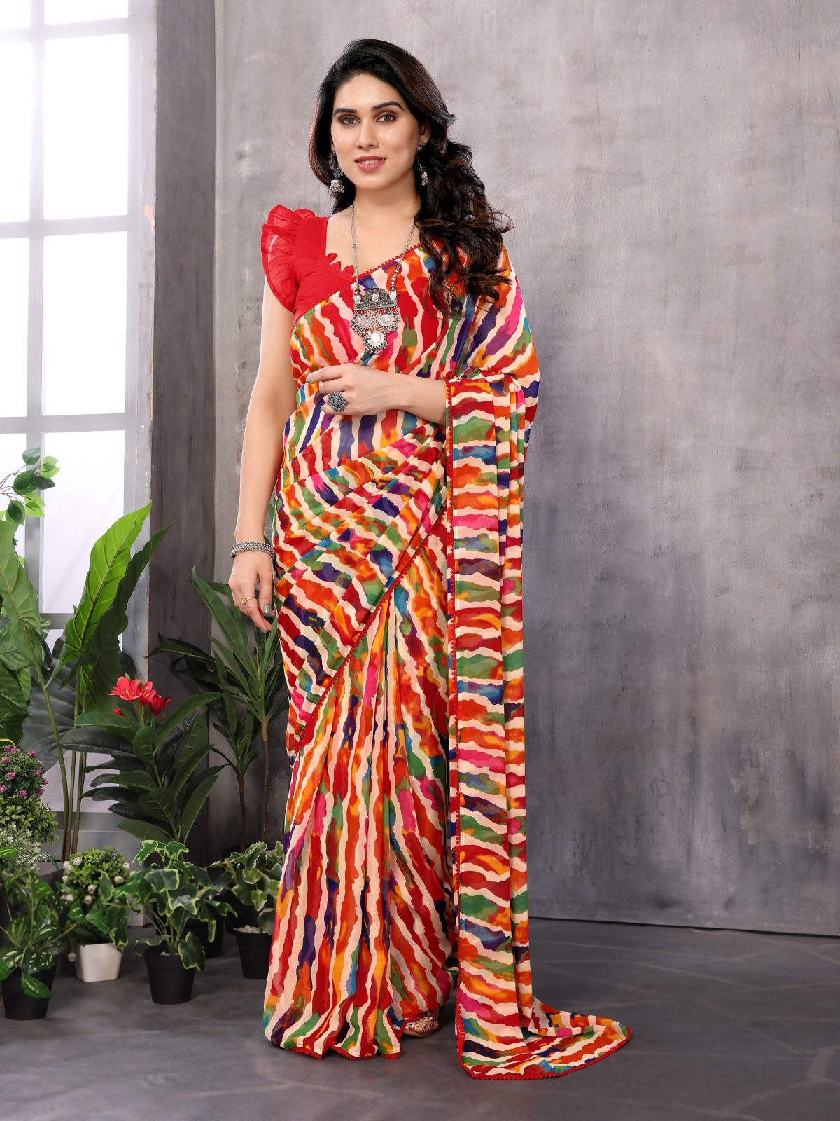 Ready to Wear Georgette Saree