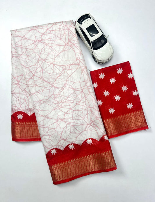 Red Devi Durga Pooja Special Saree Edition