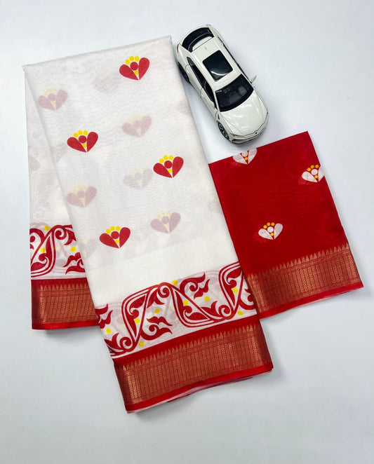 Red Devi Durga Pooja Special Saree Edition