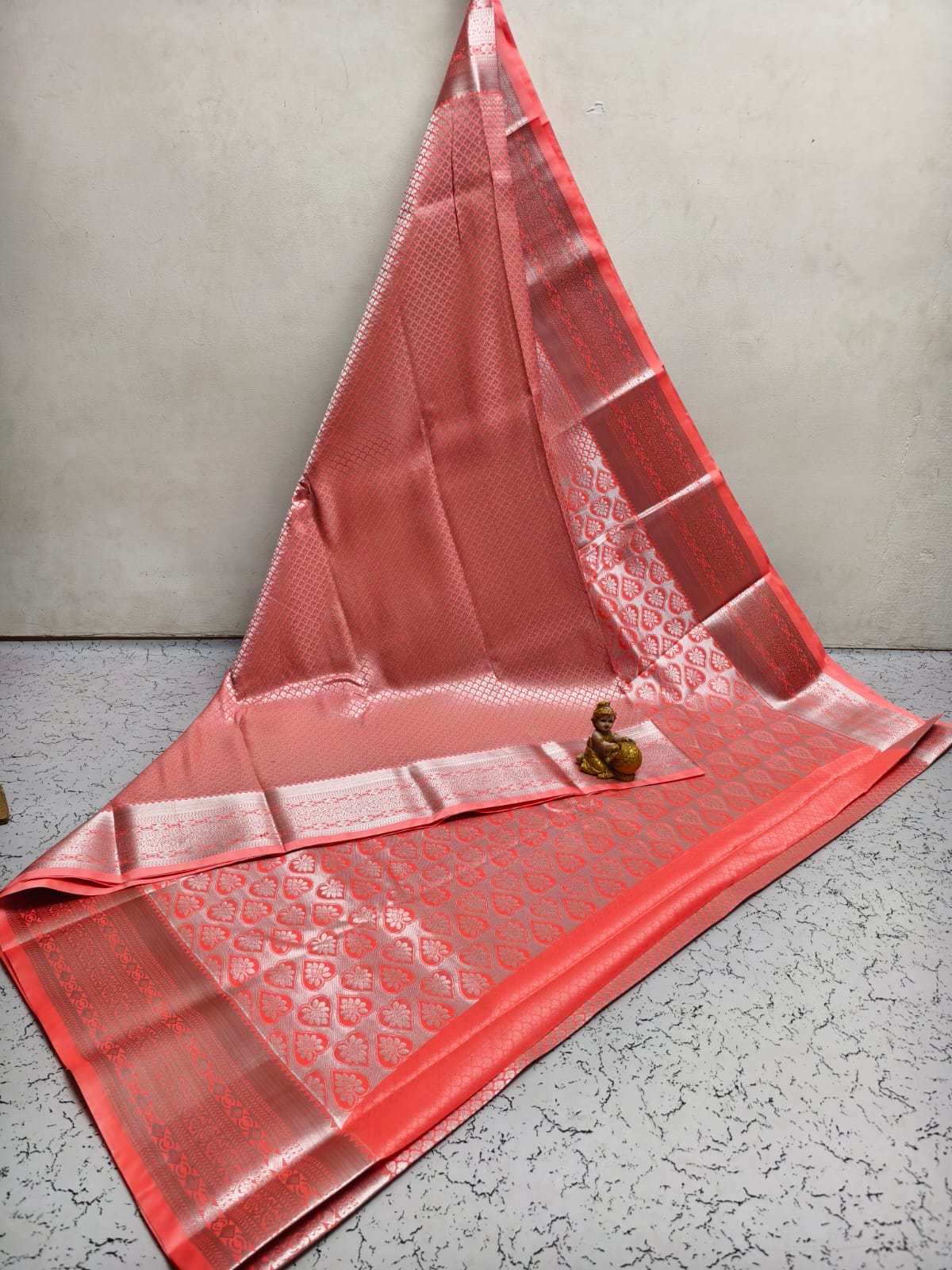 Samuthrika Semi-silk Brocade Work Saree