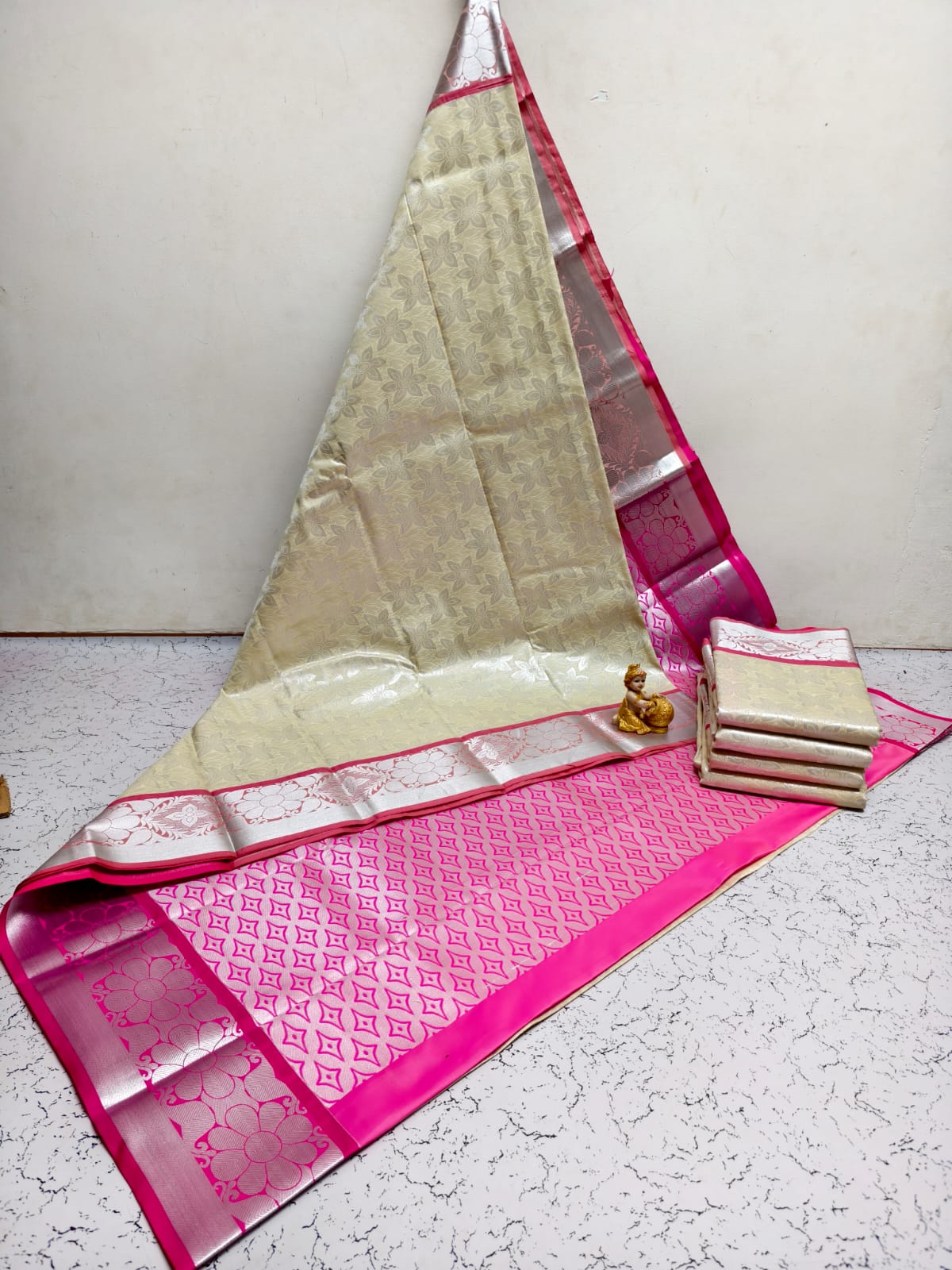 Samuthrika Semi-silk Brocade Work Saree