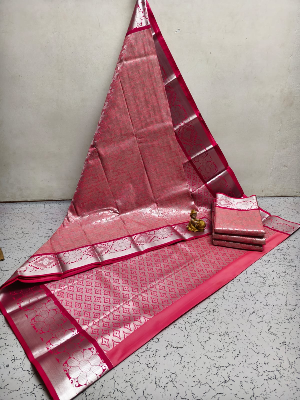 Samuthrika Semi-silk Brocade Work Saree