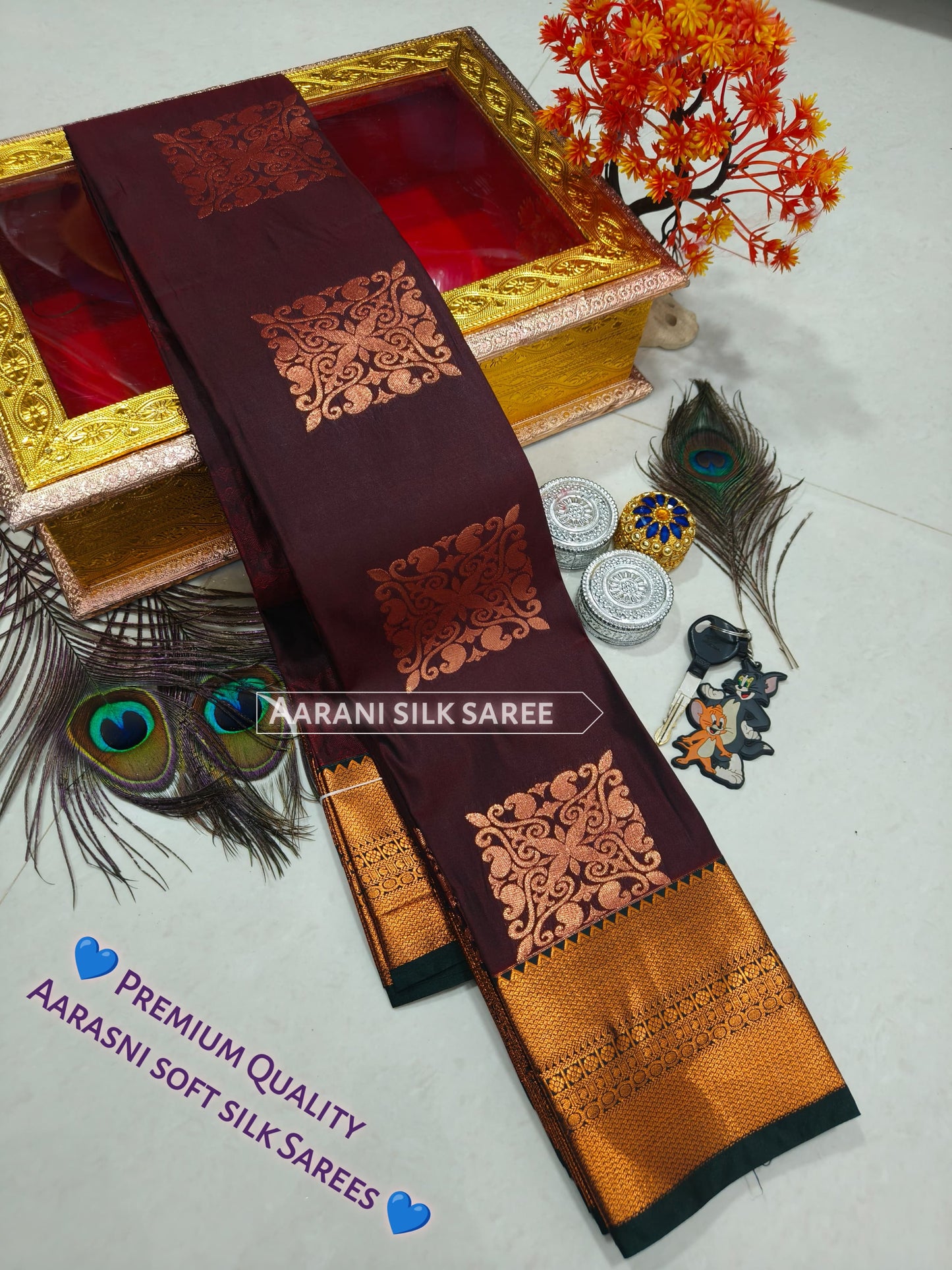 Arani Style Elampillai Soft Semi Silk Saree