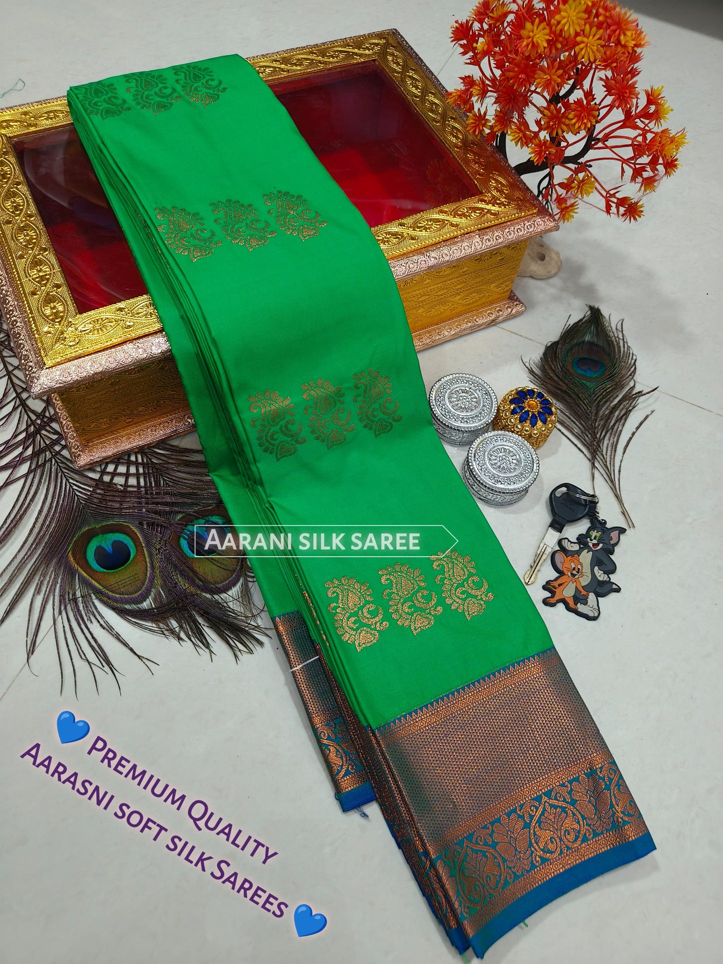 Arani Style Elampillai Soft Semi Silk Saree