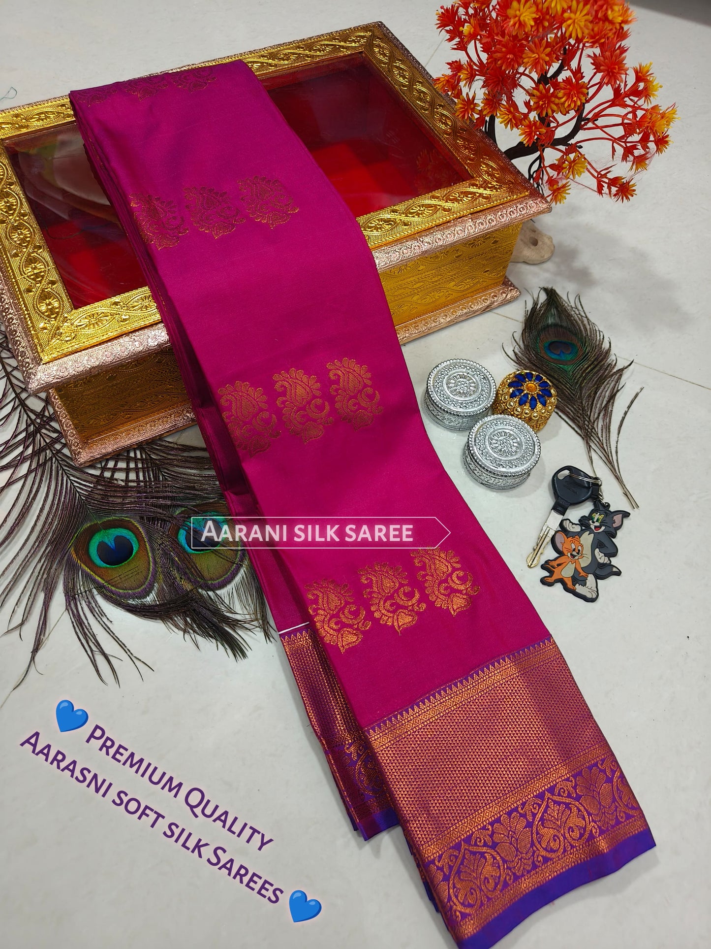 Arani Style Elampillai Soft Semi Silk Saree