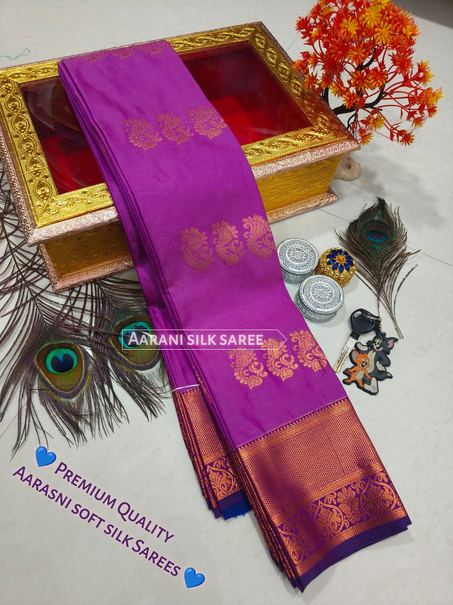 Arani Style Elampillai Soft Semi Silk Saree