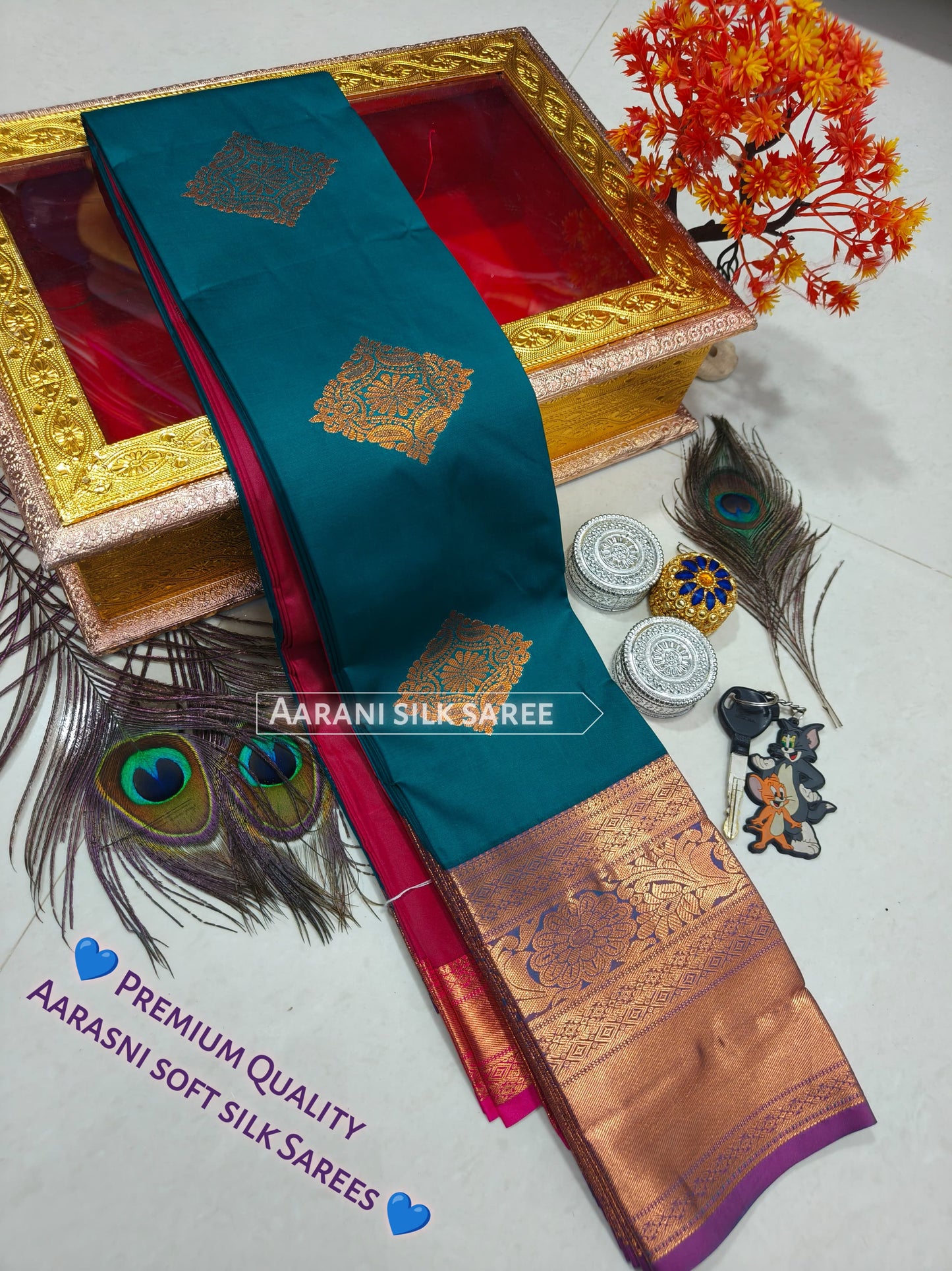 Arani Style Elampillai Soft Semi Silk Saree