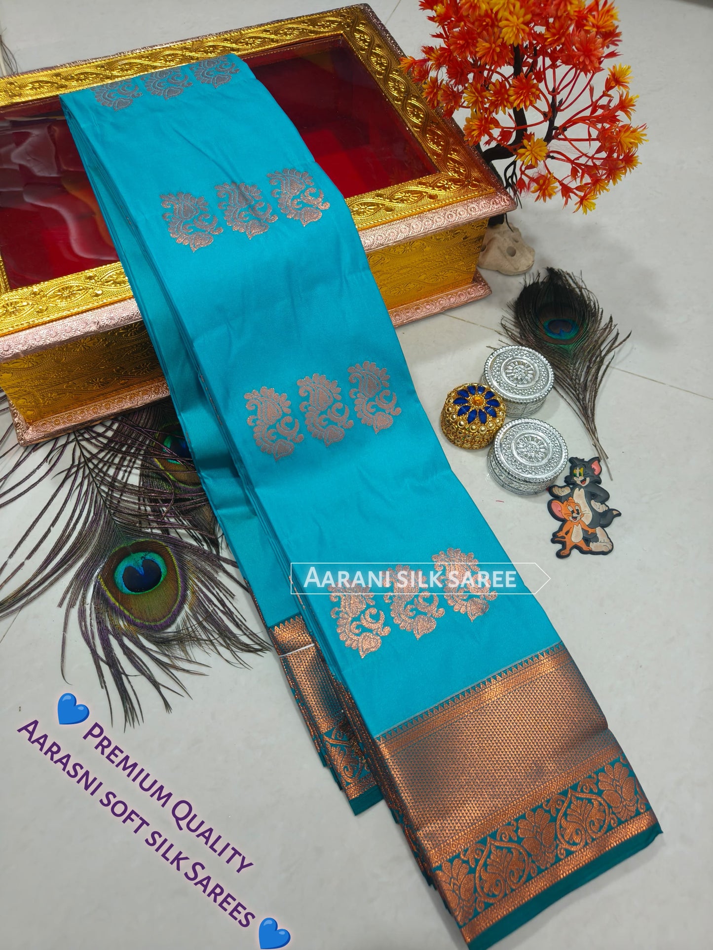 Arani Style Elampillai Soft Semi Silk Saree