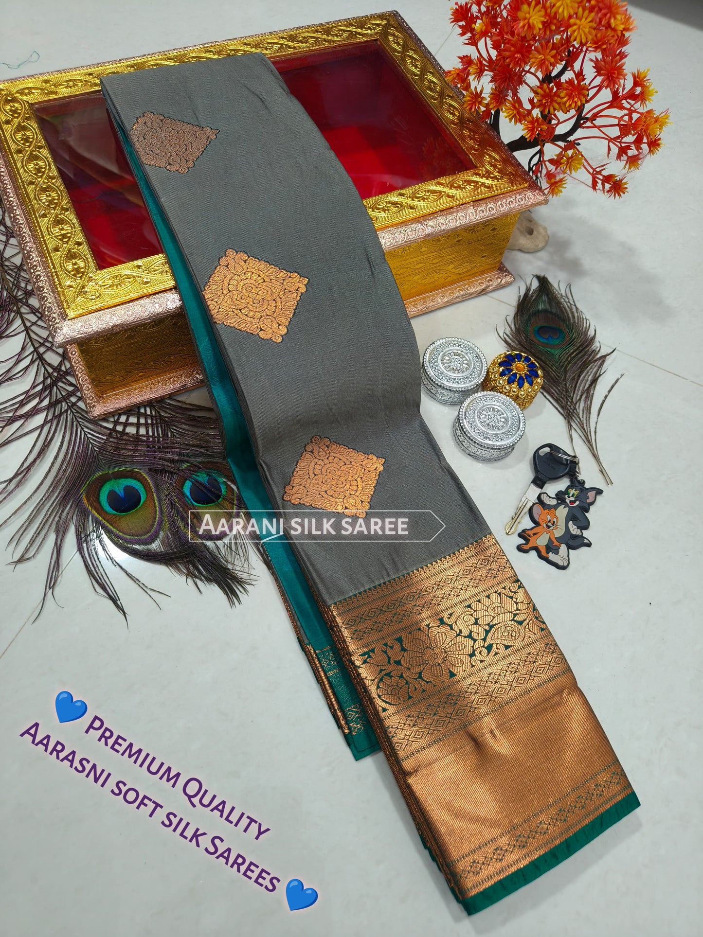 Arani Style Elampillai Soft Semi Silk Saree