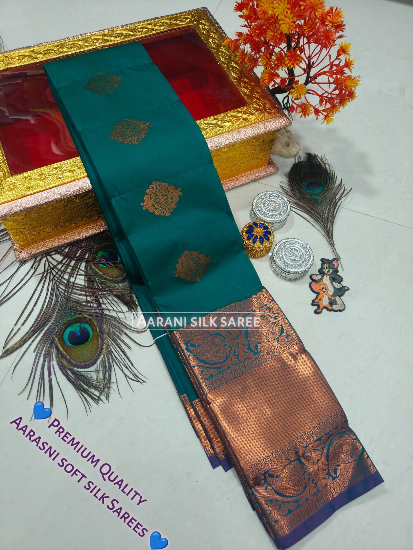 Arani Style Elampillai Soft Semi Silk Saree