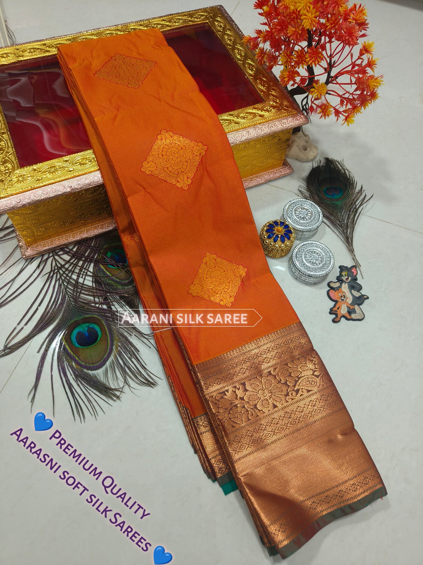 Arani Style Elampillai Soft Semi Silk Saree