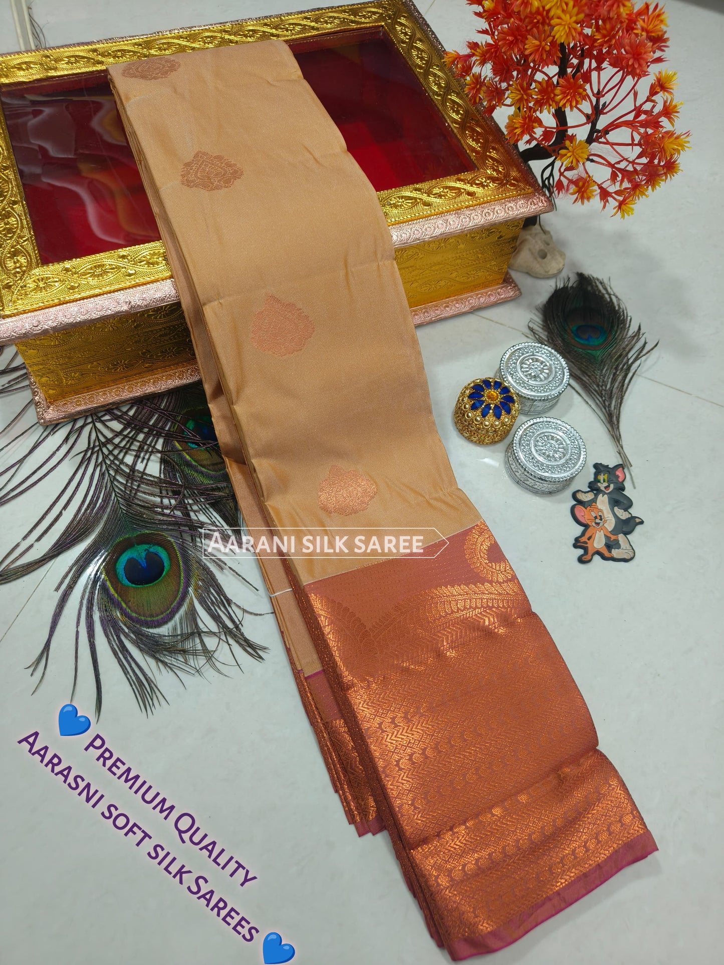 Arani Style Elampillai Soft Semi Silk Saree