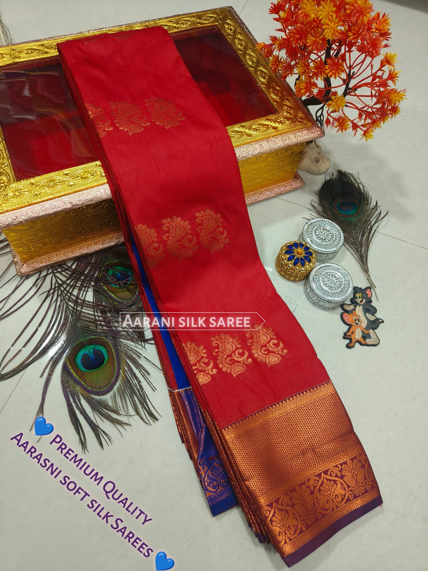 Arani Style Elampillai Soft Semi Silk Saree