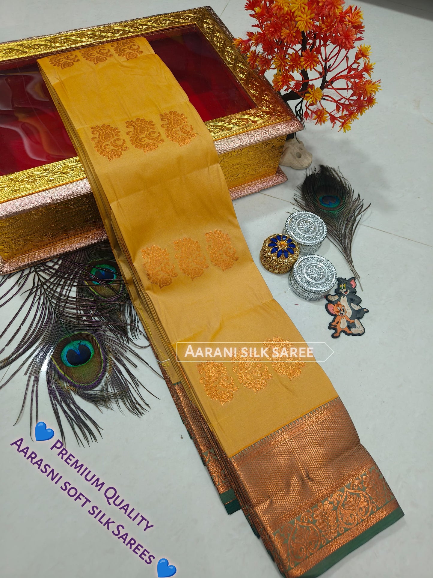 Arani Style Elampillai Soft Semi Silk Saree