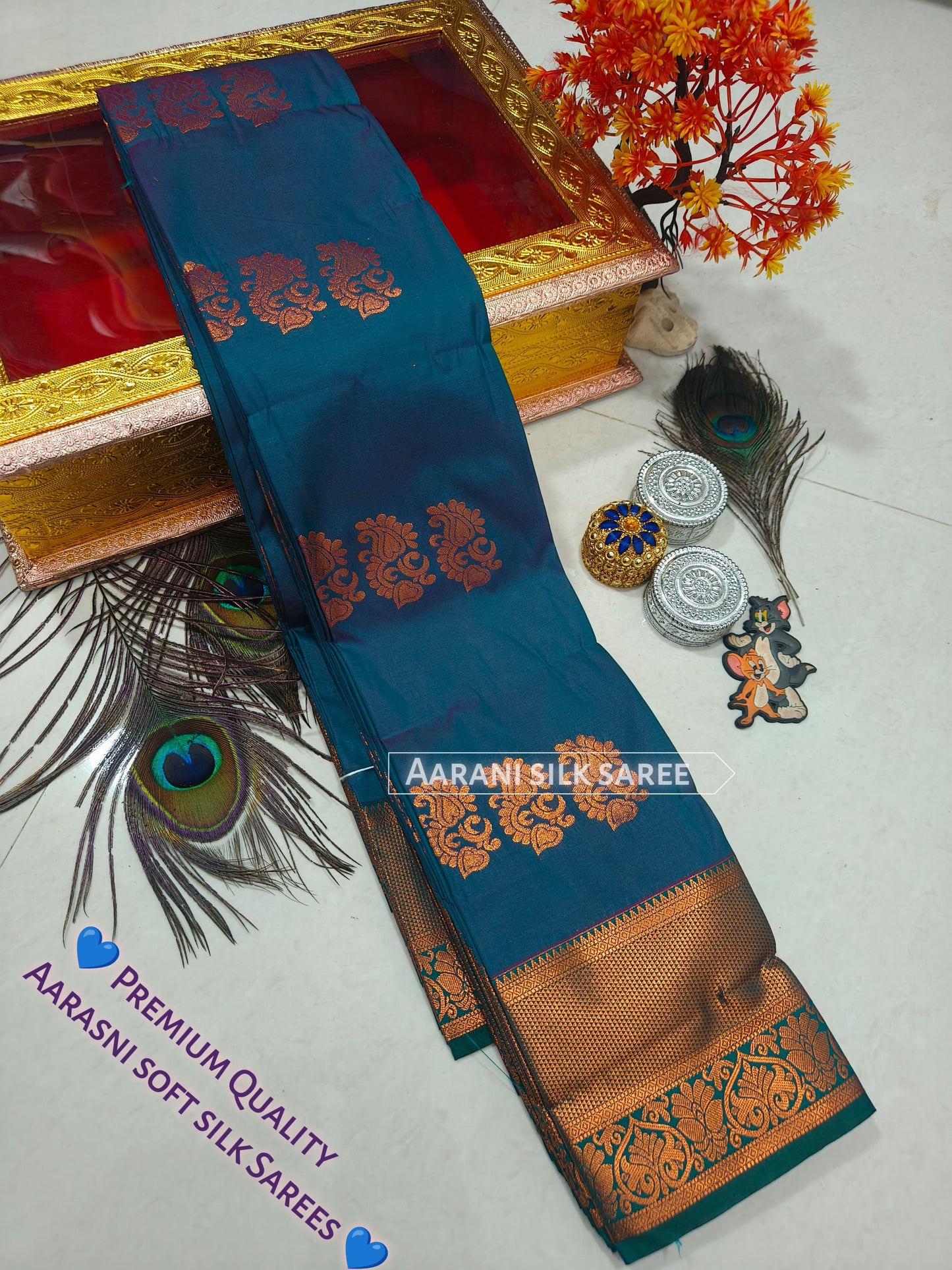 Arani Style Elampillai Soft Semi Silk Saree