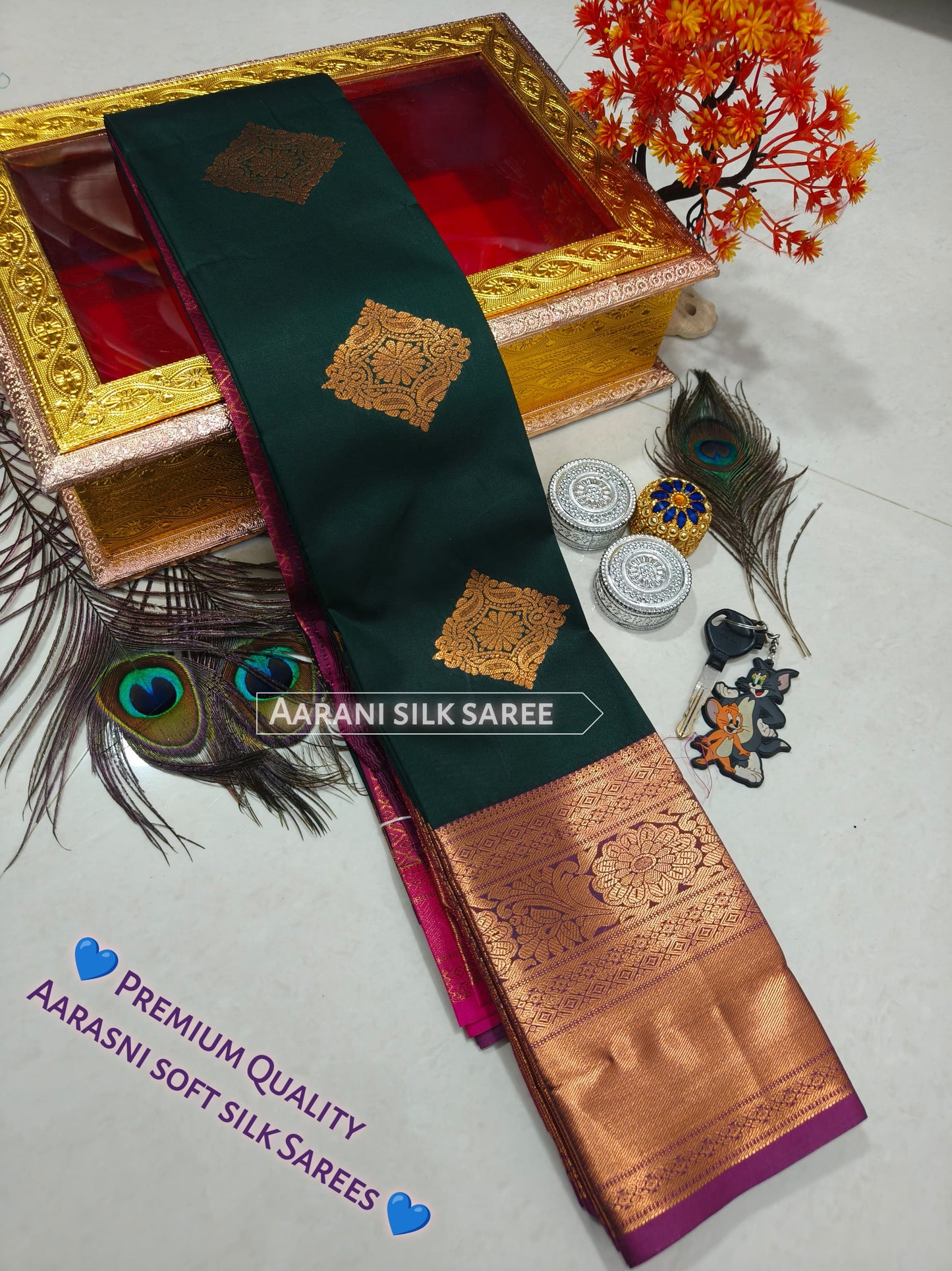 Arani Style Elampillai Soft Semi Silk Saree