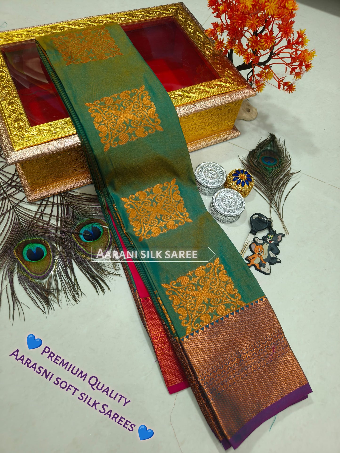 Arani Style Elampillai Soft Semi Silk Saree