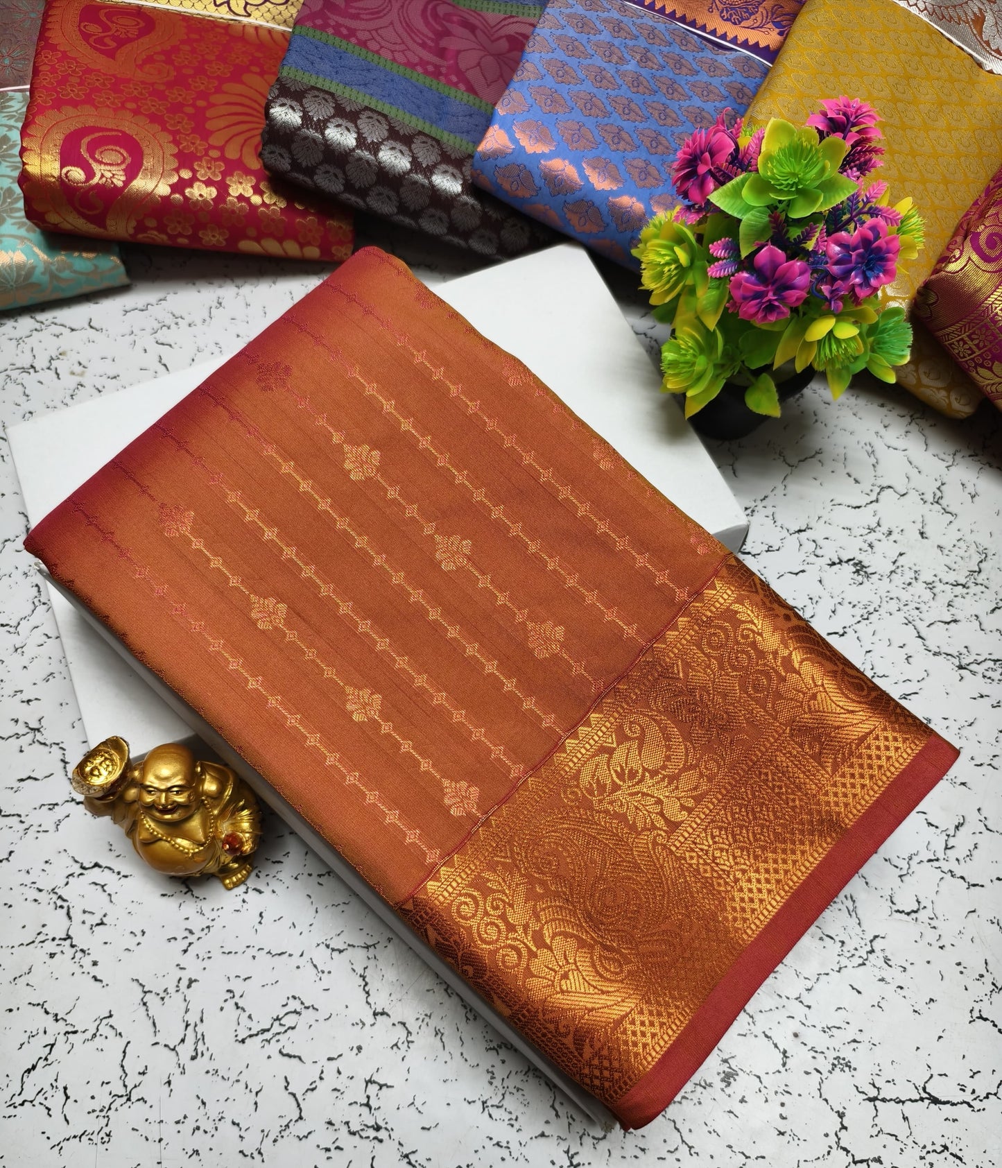 Semi Silk Wedding Saree from Vannamayil