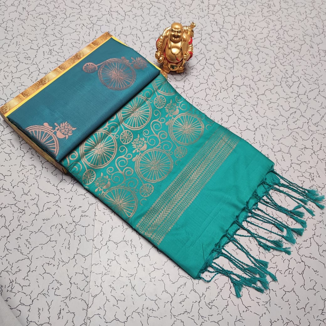 Elampillai Borderless Soft Silk Saree