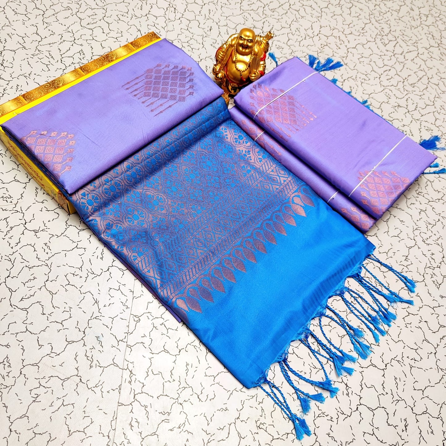 Elampillai Borderless Soft Silk Saree